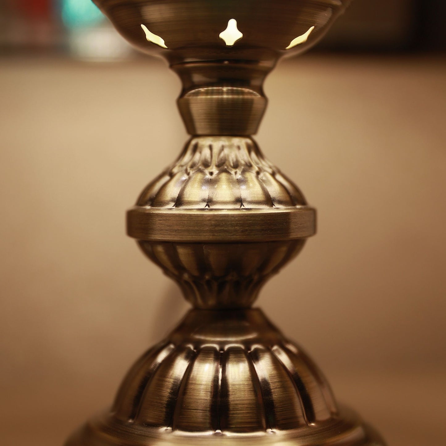 Mushroom Block Mosaic 12.6" Table Lamp