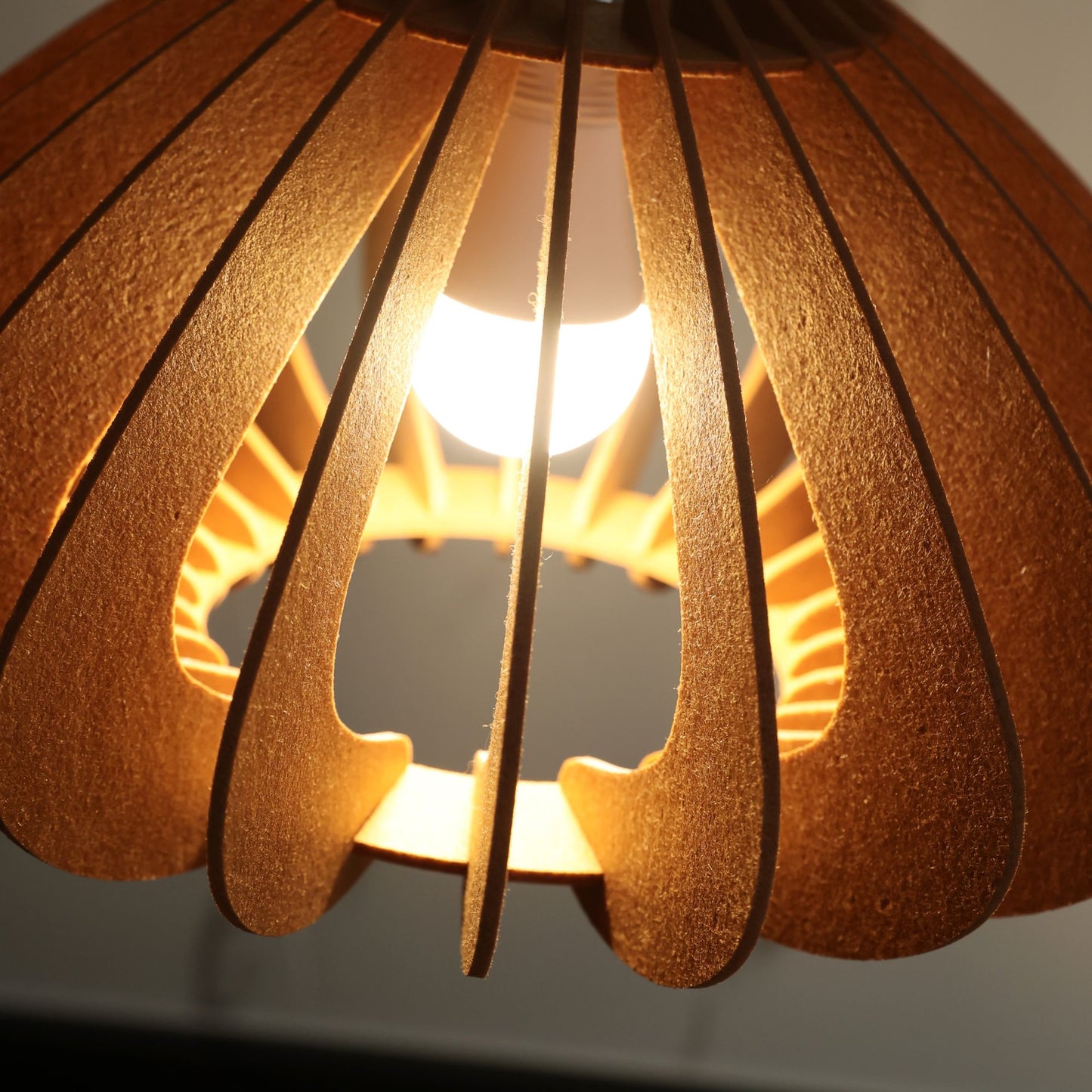 Pumpkin Felt 70.8" Floor Lamp