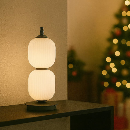 Lantern Double Glow 14.9" Table Lamp