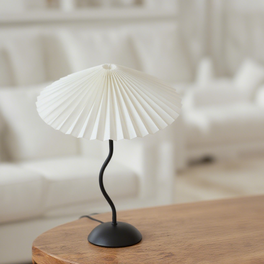 Umbrella Pleated Fabric Table Lamp