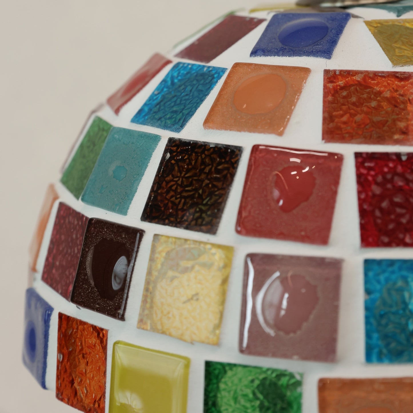 Mushroom Mosaic Table Lamp-Block