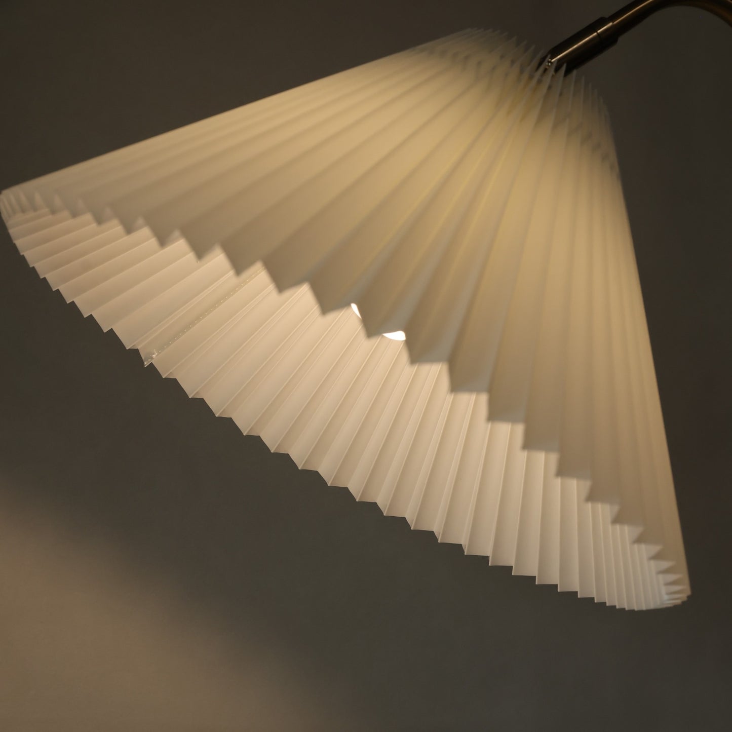 Cozy Glow Pleated Fabric Floor Lamp
