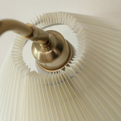 Cozy Glow Pleated Fabric Floor Lamp