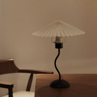 Umbrella Pleated Fabric Table Lamp