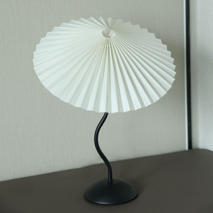 Umbrella Pleated Fabric Table Lamp