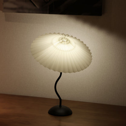 Umbrella Pleated Fabric Table Lamp