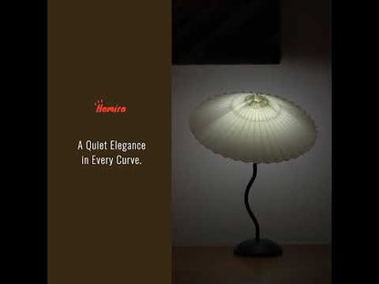 Umbrella Pleated Fabric Table Lamp