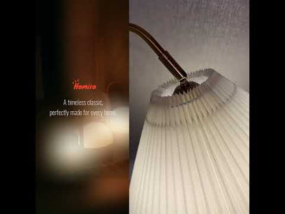 Cozy Glow Pleated Fabric 59" Floor Lamp