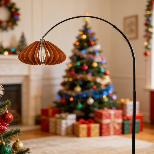 Pumpkin Felt 70.8" Floor Lamp